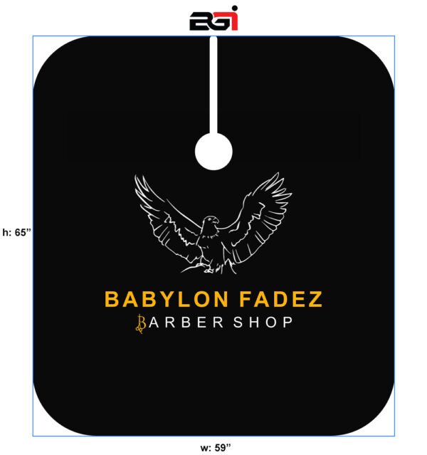 Black Barber Cutting Cape