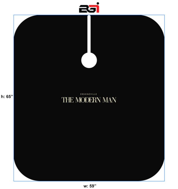 Black Barber Cutting Cape - Image 3