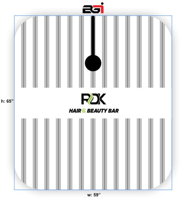 Lining Barber Cutting Cape - Image 3