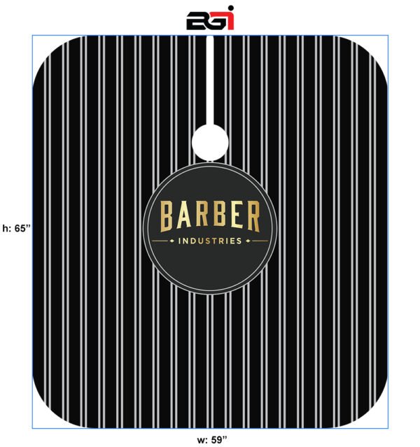 Lining Barber Cutting Cape - Image 5