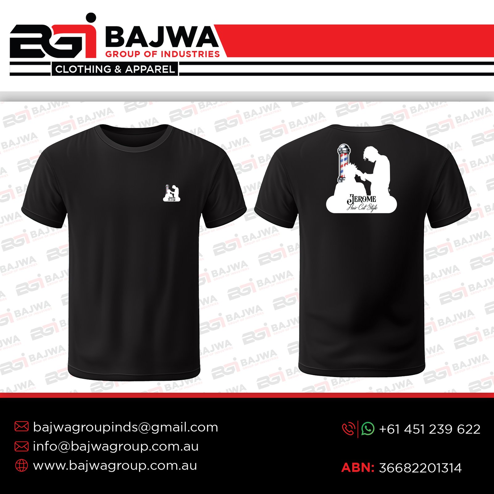 Customized Round Neck T-Shirt